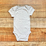 Cloud Island Heathered Gray Onesie- Size 12M