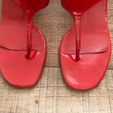 Prada Red Heel Sandals- Size 38.5 (US 8.5) see notes