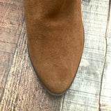 BP Leather Camel Zip Back Booties - Size 7 (See Notes)