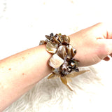 No Brand Set of Three Seashell Bracelets with Bow