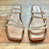 Steve Madden Rhinestone Strappy Sandals- Size 7 (Brand New)