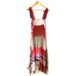Zara Linen Embroidered Tassel Dress- Size L (see notes)