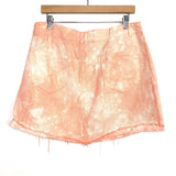 Peach Love Tie-Dye Denim Skirt- Size 1X