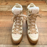 Circus By Sam Edelman Cream Boots- Size 9 (In Great Condition!)