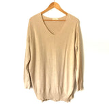 Dreamers Tan Tunic with Front Seam-Size S/M