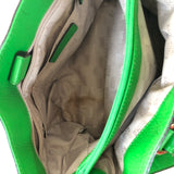 Michael Kors Large Green Tote (14” across)