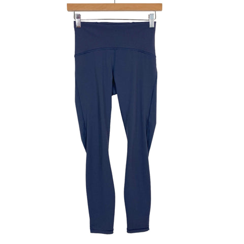 Lululemon Stone Mesh Detail Leggings- Size 4 (Inseam 26")