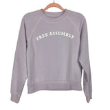 Free Assembly Lavender Classic Raglan Sweatshirt NWT- Size S