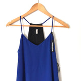 Express Blue and Black Reversible Racerback Tank NWT- Size S