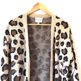 Hayden Beige Leopard Cardigan- Size S/M