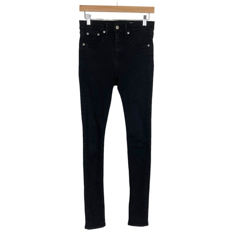 Rag & Bone Black High Rise Skinny Jeans- Size 27 (Inseam 31”)