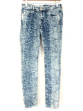 & Denim by H&M Skinny Low Waist Ankle Snake Print Jeans- Size 28 (Inseam 28")