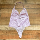 Adore Me Purple Lace Intimate Bodysuit- Size 0X