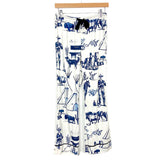 Katie Kime Marfa Toile Pajama Pants Set- Size XS (see notes, sold as set)