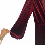 Gibson Look Wine Velvet Wrap Dress NWT- Size XS