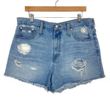 Madewell Distressed The Perfect Jean Shorts- Size 31