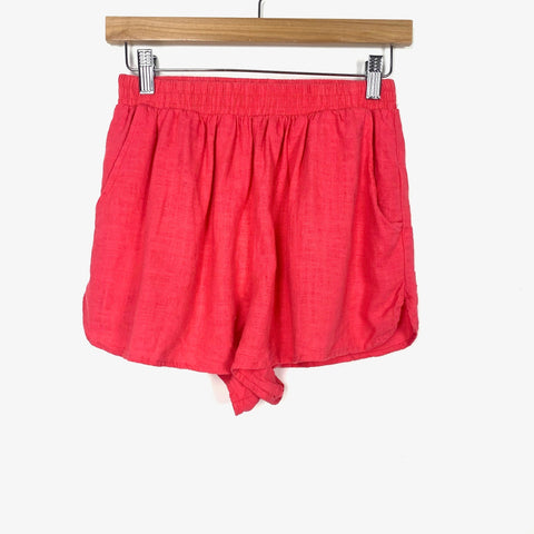 Wild Fable Salmon Linen Shorts- Size S