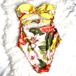 Aerie Floral Triple Knot Removable Padded One Piece- Size L (sold out online)