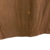 No Brand Brown Tie Straps Smocked Bodice Wide Leg Jumpsuit- Size S (see notes)