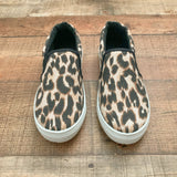 Qupid Animal Print Slip On Platform Slip On Sneakers- Size 8.5