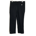 Rafaella Black Straight Leg Crop Stretch Pant- Size 6 (Inseam 23”)