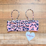 Buddy Love Pink/Blue Animal Print Bikini Top NWT- Size M (we have matching bottoms)