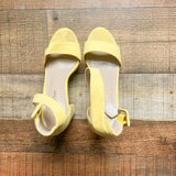 Dream Pairs Yellow Suede Stilettos- Size 7 (decent condition)