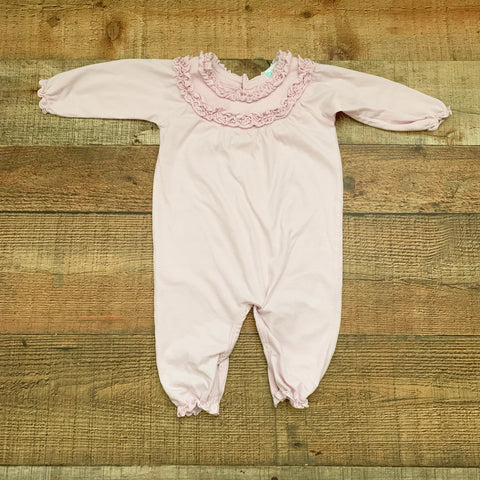 Feather Baby Pink Super Soft Jumpsuit- Size 3-6M