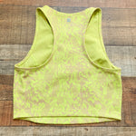 Sweaty Betty Neon Snakeskin Print Workout Tank- Size M