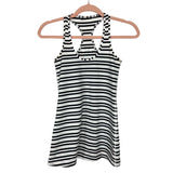 Lululemon Black/White Striped Racerback Tank- Size ~S (see notes)