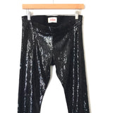 iiJin Black Sequin Leggings- Size ~S (Inseam 30.5”)
