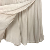 Vestique Cream Faux Wrap Skort- Size L