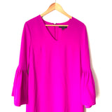 Banana Republic Magenta Bell Sleeve Dress- Size 4