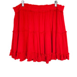 Showpo Red Nobody But You Skirt and Cropped Top Set- Size 14 (sold as set, sold out online)