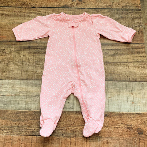 Just One You Made By Carter's Light Pink/White Dot Pajamas- Size 3M