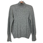 Scoop Light Gray Heather Button Cuff Turtleneck Sweater- Size L (sold out online, see notes)