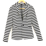 Express Black and White Stripe Blazer- Size XS
