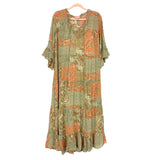 Show Me Your Mumu Printed Dress with Slip- Size M