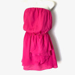 Venus Hot Pink Strapless Dress- Size XS