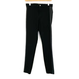 Banana Republic Black Legging with Faux Leather Side Detail- Size 4 (Inseam 30”)