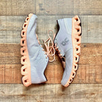 On Cloud Swiss Engineering Grey/Peach/Purple Sneakers- Size 8 (see notes)