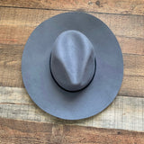 Sole Society Grey Wide Brim Wool Hat- One Size