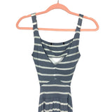 No Brand Grey/White Stripe Open Back Dress- Size ~S (See Notes)