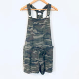 Mustard Seed Camo Drawstring Romper- Size S