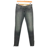 Stella McCartney Grey Zipper Hem Jeans NWT- Size 28 (Inseam 32.5")