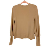 Madewell Tan V-Neck Cuffed Sweater- Size XS (see notes)
