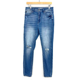 KanCan Medium Wash Distressed Skinny Jeans- Size 13/30 (Inseam 28”)
