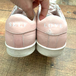 Z Organic Self Love "Fierce" Edition Pink Leather Sneakers- Size 39 (see notes)