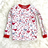 Burt's Bees Kids Heart Two Piece Pajama Set- Size 5 (Julie)