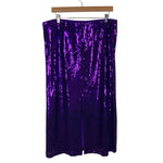 Scoop Purple Sequin Midi Pencil Skirt- Size XL (sold out online)